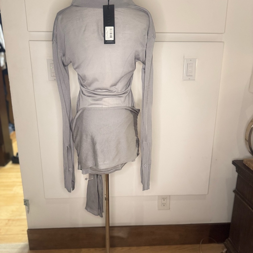 Lioness SOHO Mini Dress in Gray – Size S (NWT) - Picture 2 of 3